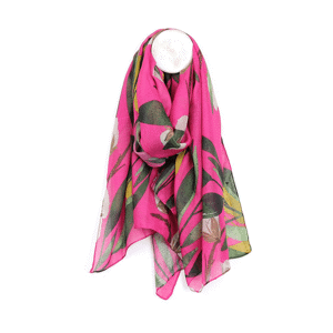 Peace of Mind Botanical Print Repreve Scarf